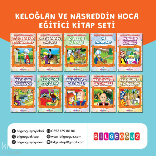 Keloğlan ve Nasreddin Hoca Eğitici Kitap Seti