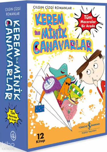 Kerem ile Minik Canavarlar (12 Kitap);Tüm Maceralar Bir Arada | Kolekt