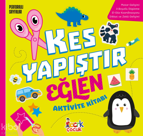 Kes Yapıştır Eğlen | Tuba Öztürk | Bcrk Çocuk Yayınları