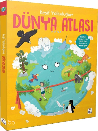 Keşif Yolculuğum - Dünya Atlası (Ciltli) | Anja De Lombaert | İndigo K