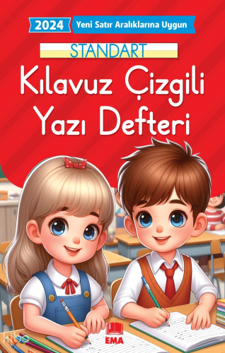 Kılavuz Çizgili Yazı Defteri; i Dik Temel Harflerle