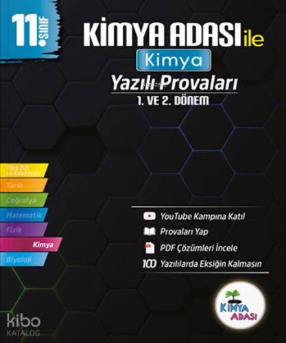 Kimya Adası 11. Sınıf Kimya Yazılı Provaları | Kolektif | Kimya Adası