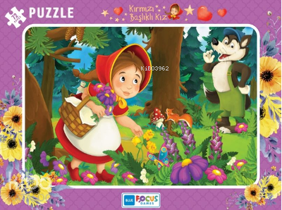 Kırmızı Başlıklı Kız Puzzle 72 Parça