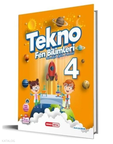 Kırmızı Beyaz 4. Sınıf Tekno Teknolojik Eğitim Destekli Fen Bilgisi | 