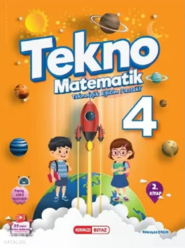 Kırmızı Beyaz 4. Sınıf Tekno Teknolojik Eğitim Destekli Matematik 2 | 