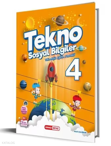 Kırmızı Beyaz 4. Sınıf Tekno Teknolojik Eğitim Destekli Sosyal Bilgile