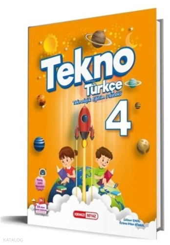Kırmızı Beyaz 4. Sınıf Tekno Teknolojik Eğitim Destekli Türkçe | Kolek