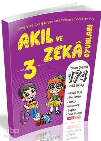Kırmızı Beyaz Yayınları 3. Sınıf Akıl ve Zeka Oyunları Kırmızı Beyaz 