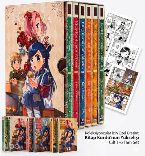 Kitap Kurdu'nun Yükselişi Özel Kutulu Set (1-6 Cilt Tam Takım) | Miya 