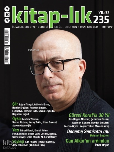 Kitap–lık 235 - Eylül – Ekim 2024