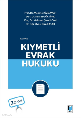 Kıymetli Evrak Hukuku