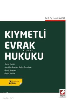 Kıymetli Evrak Hukuku