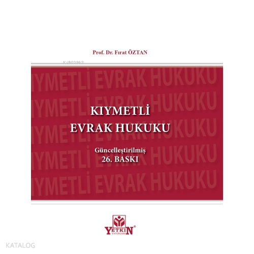 Kıymetli Evrak Hukuku