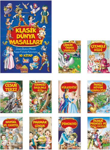 Klasik Dünya Masalları (10 Kitap) | Kolektif | Bıcırık (Bcrk Çocuk) Ya