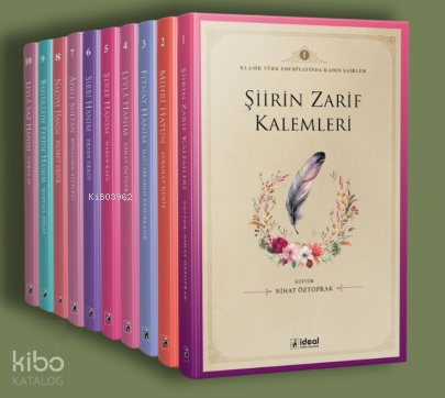 Klasik Türk Edebiyatında Kadın Şairler Serisi 10 Kitap Set | Nihat Özt