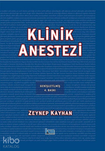 Klinik Anestezi