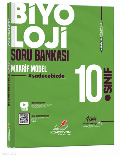 Kondisyon Virtüöz 10. Sınıf Biyoloji Soru Bankası