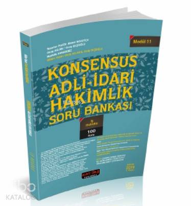 KONSENSUS Adli-İdari Hakimlik İş Hukuku Soru Bankası 2020