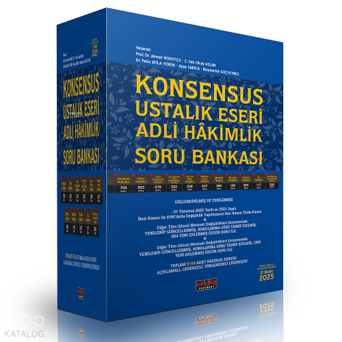 Konsensus Ustalık Eseri Adli Hakimlik Soru Bankası | Ahmet Nohutçu | S