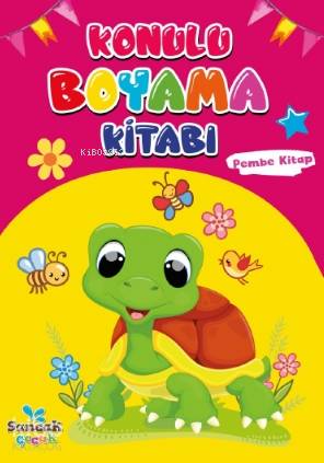Konulu Boyama Kitabı - Pembe Kitap