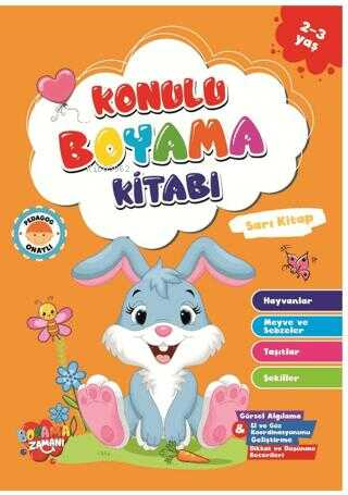 Konulu Boyama Kitabı Serisi-Sarı Kitap 2-3 Yaş