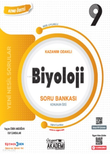 Konunun Özü - Biyoloji - Soru Bankası - Yeni Ürün