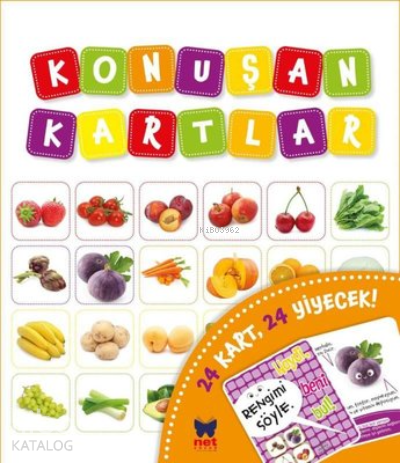 Konuşan Kartlar - 24 Kart 24 Yiyecek