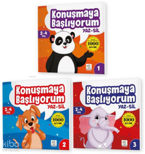 Konuşmaya Başlıyorum Serisi (Yaz - Sil) | Kolektif | Yükselen Zeka Yay