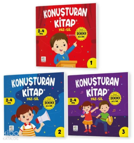 Konuşturan Kitap Serisi (Yaz - Sil) | Kolektif | Yükselen Zeka Yayınla