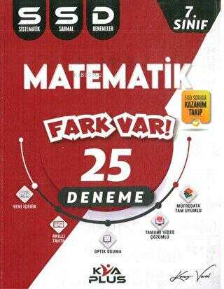 Koray Varol Akademi 7. Sınıf Matematik Sistematik 25 Sarmal Deneme