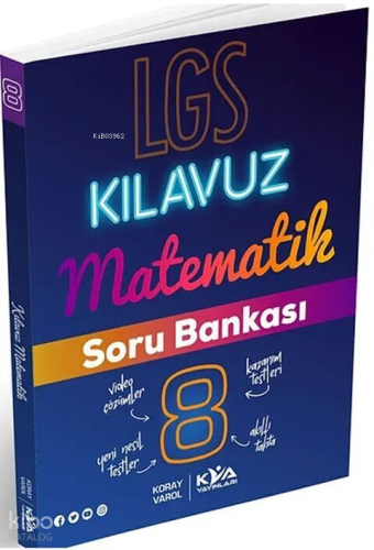 Koray Varol Akademi 8. Sınıf Kılavuz Matematik Soru Bankası