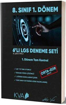Koray Varol Akademi 8. Sınıf LGS 1. Dönem 6`lı Deneme Seti