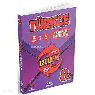 Koray Varol Akademi Koray Varol Plus 8. Sınıf LGS Türkçe 1. Dönem Denemeleri