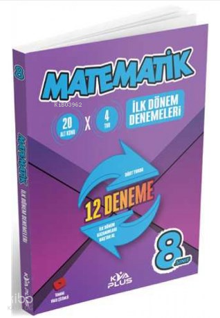 Koray Varol Plus 8. Sınıf LGS Matematik İlk Dönem Dememeleri