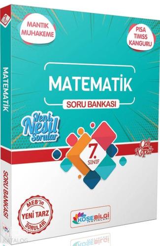 Köşebilgi Yayınları 7. Sınıf Matematik Soru Bankası Köşebilgi