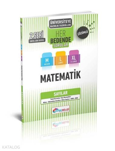 Köşebilgi Yayınları TYT AYT Matematik Her Bedende Sorular 2. Seri Sayılar (M-L-XL Orta Zor Seviye) Köşebilgi
