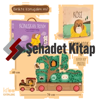 Kösi - Konuşkan Trenim 19 Parça Puzzle ve Kitap