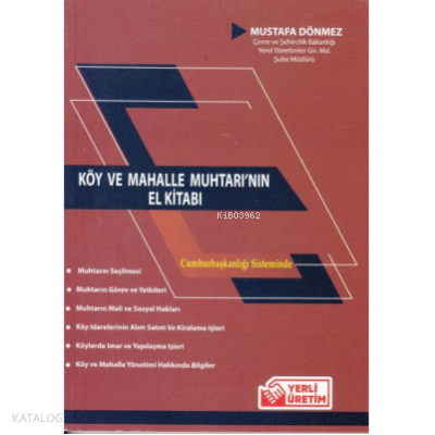 Köy ve Mahalle Muhtarının El Kitabı