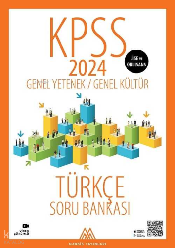 KPSS 2024 Genel Kültür / Genel Yetenek Türkçe Soru Bankası