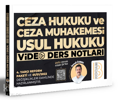 KPSS A Grubu Ceza Hukuku ve Ceza Muhakemesi Usul Hukuku Video Ders Notları
