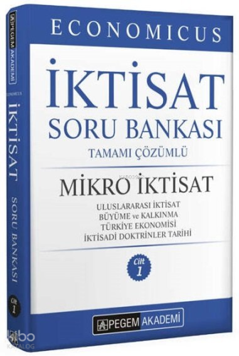 KPSS A Grubu Economicus Mikro İktisat ve Para - Banka - Kredi Cilt 1 Soru Bankası