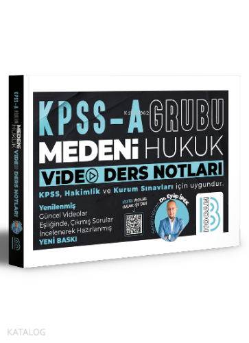 KPSS A Grubu Medeni Hukuk Video Ders Notları