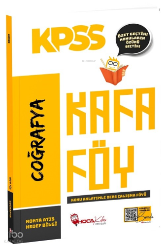 KPSS Coğrafya Konu Anlatımlı Kafa Föy Hoca Kafası Yayınları | Kolektif