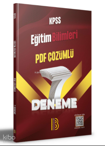 KPSS Eğitim Bilimleri PDF Çözümlü 7 Deneme | Kolektif | Benim Hocam Ya