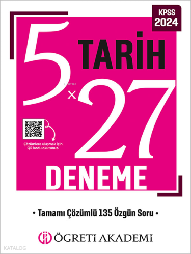 KPSS Genel Yetenek Genel Kültür 5x27 Tarih Deneme
