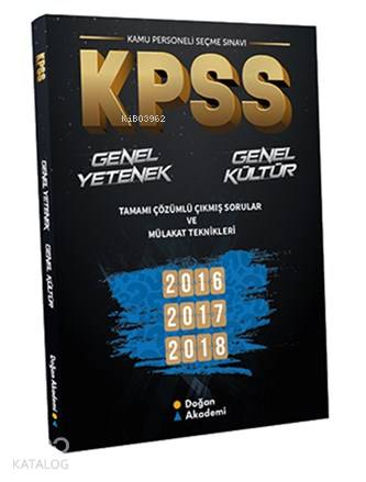 KPSS Genel Yetenek Genel Kültür Türü: Eğitim Yayınları/Sınavlara Hazırlık