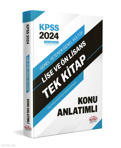 Kpss Lise Ve Ön Lisans Tek Kitap Konu Anlatımlı