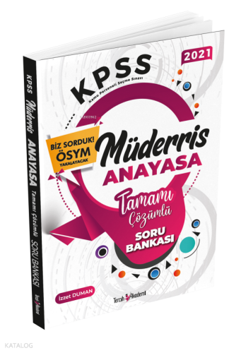 Kpss Müderris Anayasa Tamamı Çözümlü Soru Bankası | Kolektif | Tercih 