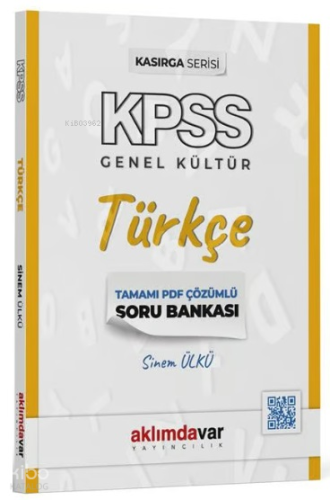 KPSS Türkçe Kasırga Soru Bankası PDF Çözümlü