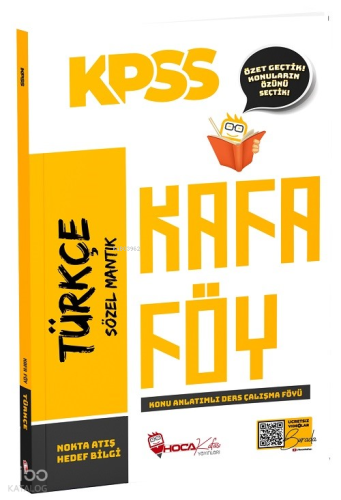 KPSS Türkçe Konu Anlatımlı Kafa Föy Hoca Kafası Yayınları